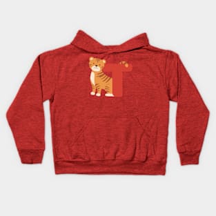 Animal alphabet T Kids Hoodie